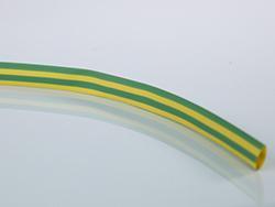 Zero Halogen Heat Shrink Tubing, Yellow/Green Single Wall Tubing